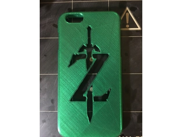 el iphone 6s plus zelda caso móvil 6 del legendofzelda smartphone thelegendofzelda la leyenda de zeldaitem 3D print model - Mito3D