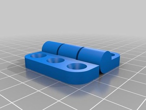 caja de madera pequeña bisagra partes personalizado 3d print model - Mito3D