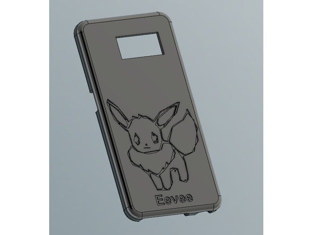 samsung galaxy s6 cas de téléphone eevee mobile pokemon aller 3D print model - Mito3D