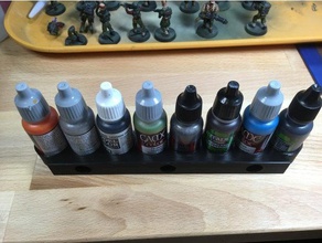 magnete contagocce bottiglia di vernice rack giocattolo gioco accessori 3d print model - Mito3D