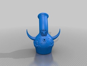 bundeskanzlerbong waterpipe household 3d print model - Mito3D