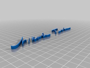 nicola tesla imzası işaretler logoları nikola damga 3d print model - Mito3D