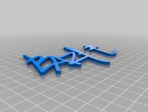 nwa eazy eric wright imza işaretler logoları damga 3d print model - Mito3D