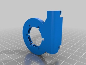 ender 3 de ventilação anel dentro, frente para o fluxo ar 3d a impressora partes fã bico 3d print model - Mito3D
