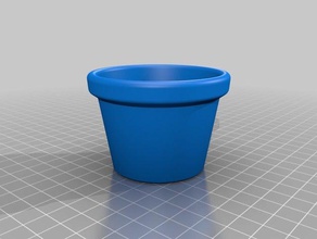 meu personalizados vaso de flores estilo clássico ao ar livre jardim 3d print model - Mito3D