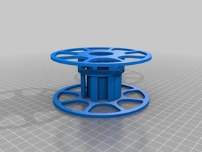 cliccabile ps tubo di bobina organizzazione personalizzato 3d print model - Mito3D