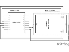 micro-sd-WLAN-webserver Elektronik 3d print model - Mito3D