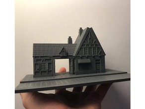 kikis delivery service bakery buildings structures ghibli japan studio 3d print model - Mito3D