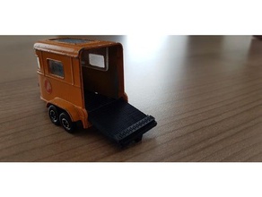 matchbox pony trailer door toy game accessories poy 3d print model - Mito3D