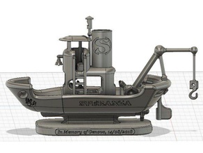 ge148 speranza italiana pesca barca di prova modelli 3d print model - Mito3D