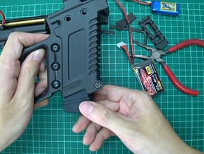 slong airsoft g-kriss xi battery cover parts 3d print model - Mito3D