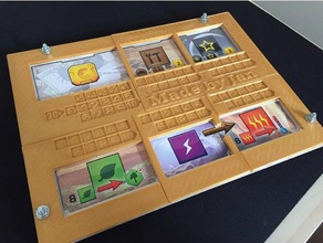 a terraformação de marte jogo tabuleiro, leitor mat brinquedos jogos 3d print model - Mito3D