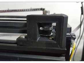 tronxy x5s corner pulley guide 3d printer accessories belt corexy x5s-400 x5sa 3d print model - Mito3D