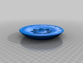 incense dish decor 3d print model - Mito3D