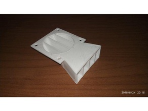 50 mm Güç fan nozzle 3d yazıcı parçaları 3d print model - Mito3D