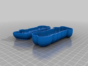 my customized text boxsandy iii containers 3d print model - Mito3D