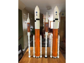 nasa ares 1100 flying model rockets hobby scale 3d print model - Mito3D