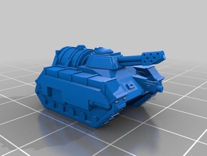 escala épica graia padrão hellhound veículos 6mm scifi tanque 3d print model - Mito3D