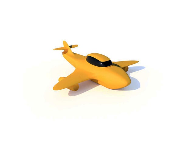 avion yper 3d toys games 3D print model - Mito3D