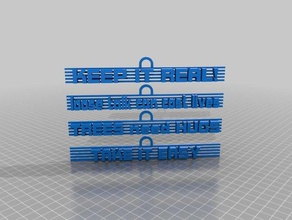 des signes logos 3d print model - Mito3D
