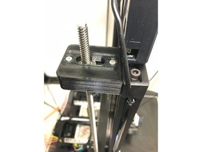 lead screw floating guide cr-10tevo tornado 2020 top mount f688zz flanged bearing 3d printing 2040 adjustable cr10 creality cr-10 leadscrew moving tevotornado topmount z-axis 3d print model - Mito3D