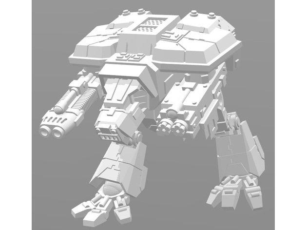lucius pattern wardog titan models adeptus titanicus epic epic30k epic40k scale horus heresy wargaming warhammer40k warhammer 40000 40k warhound wh40k 3D print model - Mito3D
