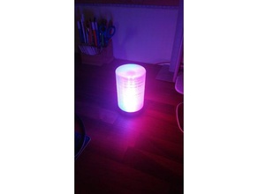 moderno cilíndrica ws2812b lâmpada led openhab via esp8266mqtt 3d impressão arduino nodemcu 3d print model - Mito3D