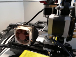 raffreddato vassoio 3d la stampante parti raffreddamento attivo letto ventola di 3d print model - Mito3D