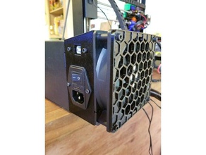 wanhao i3 120mm fan mod panel mount usb 3d yazıcı aksesuarları 3d print model - Mito3D