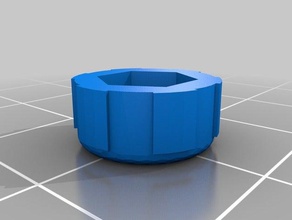thumbnut di sostituzione parti freecad v018 screwhead 3d print model - Mito3D