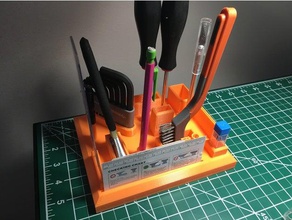 tool stand Inhaber Boxen 3d print model - Mito3D