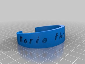 il mio braccialetto personalizzato 2 bracciali 3d print model - Mito3D