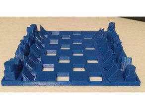 mini set di scacchi classico gioco giochi miniatura 3d print model - Mito3D