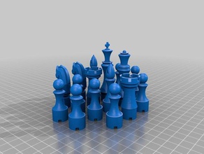 lego chess base 3d print model - Mito3D