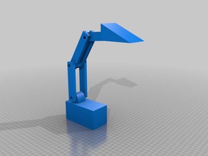 lamp 2 super simple art desk kids easy project 3d print model - Mito3D