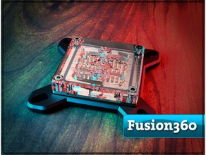fusion360 öğretici oluşturma mühendislik 360 autodesk fusion cad cpu 3d print model - Mito3D