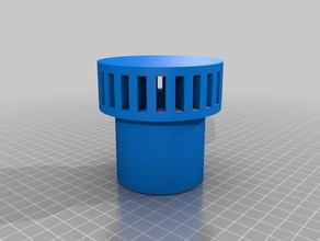 plastic pipe filter v2 outdoor garden 3d print model - Mito3D