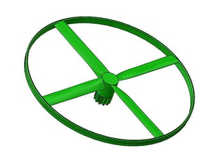 improved rotor attempt flying helicopter toy toys games 3d print model - Mito3D