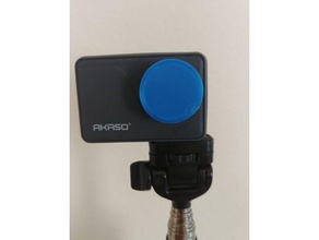 akaso v50 pro lense cover camera 3d print model - Mito3D