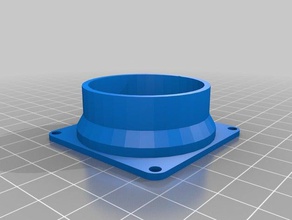 hoover hose flange parts customized 3d print model - Mito3D