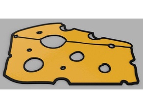 el queso suizo signos logotipos los lácteos pantalla la fusión de 260 fusion 360 prestados 3d print model - Mito3D