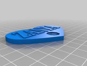 zanyas key ring 3d drucken 3d print model - Mito3D