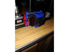 larger style mosfet mount fan top 3d printer parts 3d print model - Mito3D