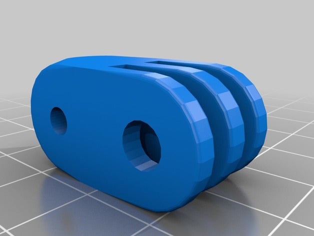 meu personalizados os suportes da gopro-triple2rod 4mm bar câmara 3D print model - Mito3D