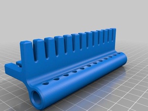 cable comb strip holder hand tools guide management 3d print model - Mito3D