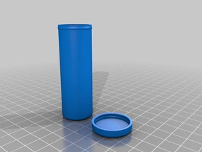 my customized battery tubes very containers 3d print model - Mito3D