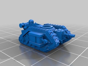 escala épica alternativo leman russ cuerpos vehículos 6mm scifi tanque 3d print model - Mito3D