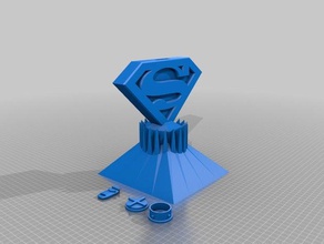emblème de superman la banque les jouets jeux emblrm pièce monnaie 3d print model - Mito3D