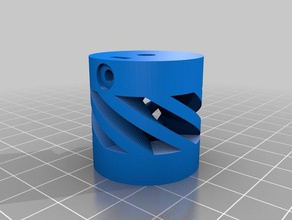 meine angepasste flexible Kupplung Maschine tools 3d print model - Mito3D