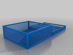 meu personalizados lattice caixa contentores 3d print model - Mito3D